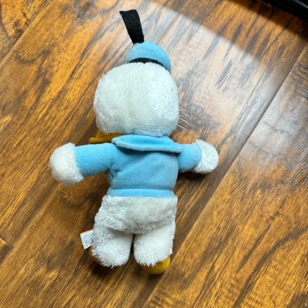 Vintage Disney Donald Duck Plush Toy Blue Sailor‎ Outfit Stuffed Animal